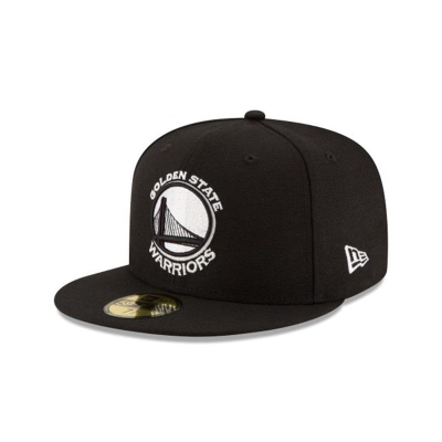 Golden State Warriors Gorra | New Era NBA 59fifty Fitted Cap Mexico - Negros